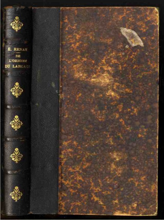 DE LORIGINE DU LANGAGE.SIXIEME DITION