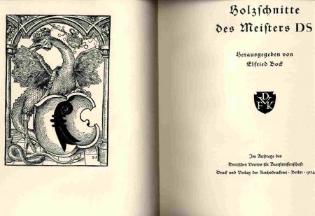 HOLZSCHNITTE DES MEISTERS DS. BERLIN 1924 [LBC]