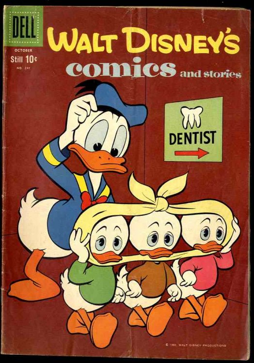 WALT DISNEY'S COMICS AND STORIES VOL 21 NO 1 OCT 1960 10C