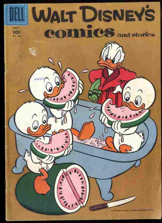 WALT DISNEY'S COMICS AND STORIES VOL 17 NO 10, JULY 1957 10C [COMIC BOOK]
