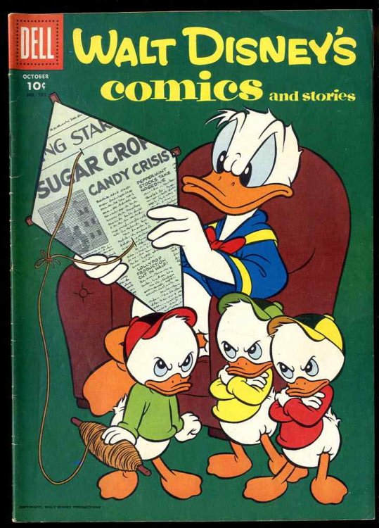 WALT DISNEY'S COMICS AND STORIES VOL 17 NO 1, OCT 1956 10C [COMIC BOOK]