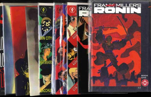 10 DARK HORSE COMICS- SIN CITY, DHP AND 3 COPIES FRANK MILLER'S RONIN [COMIC BOOKS]