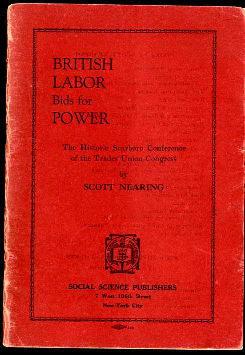 BRITISH LABOR BIDS FOR POWER: THE HISTORIC SCARBORO CONFERENCE OF THE TRADES UNION CONGRESS