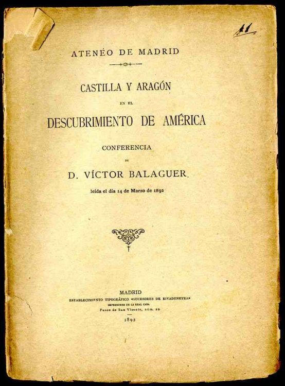 CASTILLA Y ARAGN EN EL DESCUBRIMIENTO DE AMRICA. CONFERENCIA
