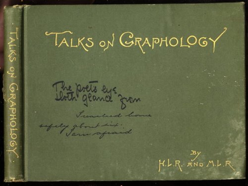 TALKS ON GRAPHOLOGY