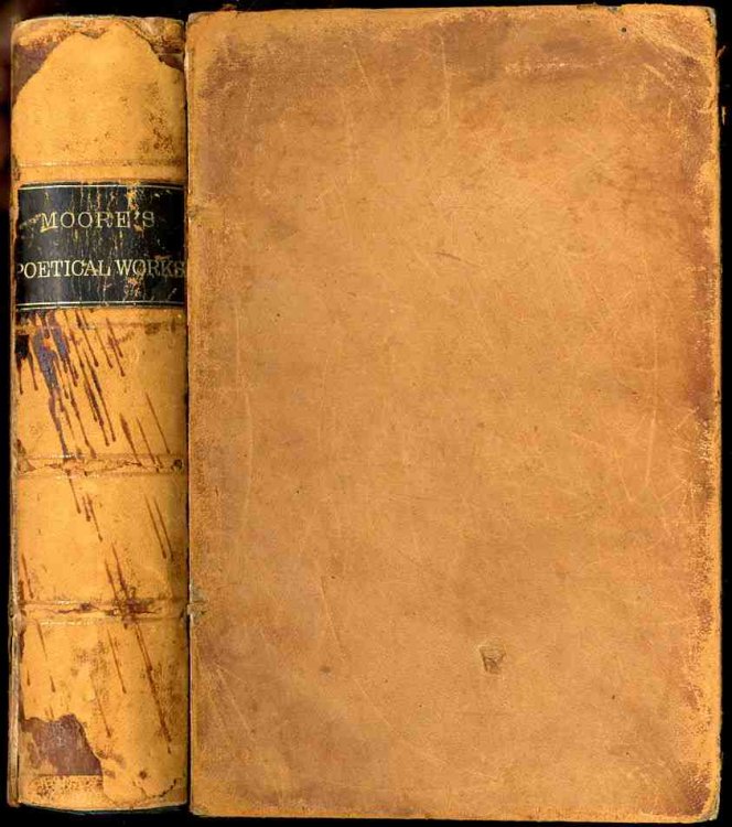 THE POETICAL WORKS OF THOMAS MOORE. COMPLETE IN ONE VOLUME. ILLUSTRATED WITH ENGRAVINGS, FROM DRAWINGS BY EMINENT ARTISTS