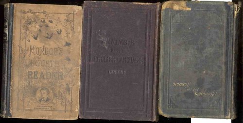 3 VOLUMES OF COWPERTHWAITE TEXT BOOKS FROM THE 1870'S