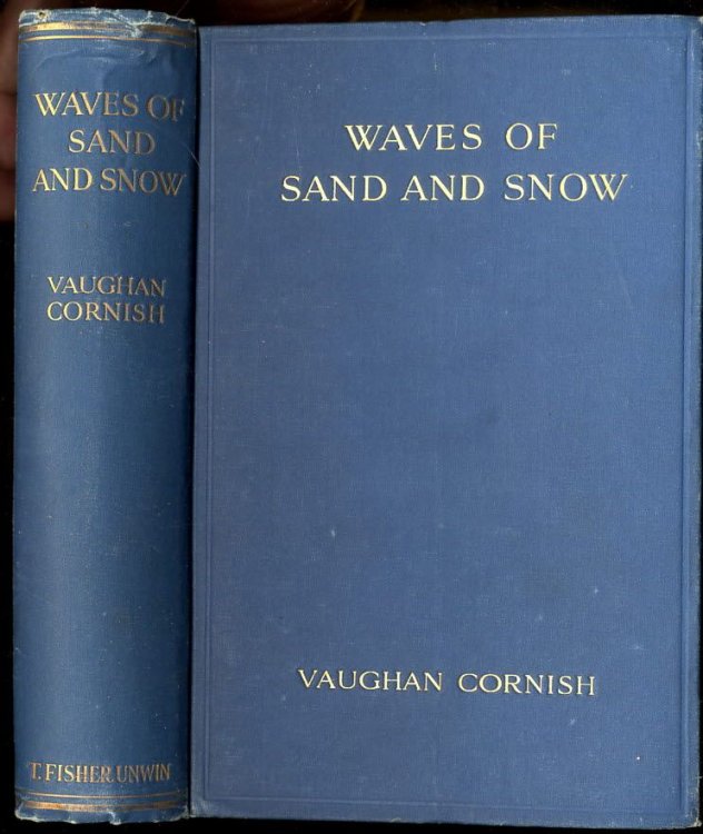 WAVES OF SAND AND SNOW AND THE EDDIES WHICH MAKE THEM.