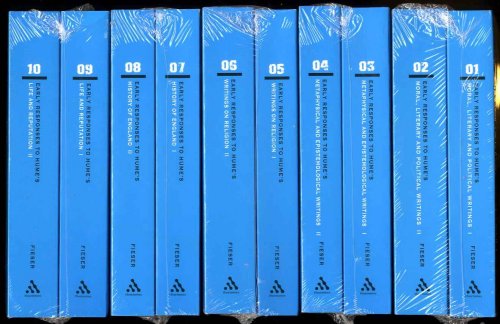 Early Responses To Hume's Writings On Religion [complete In 10 Volumes]