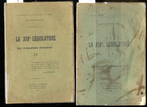 LA XIVE LEGISLATURE 1932 [2 VOLS]