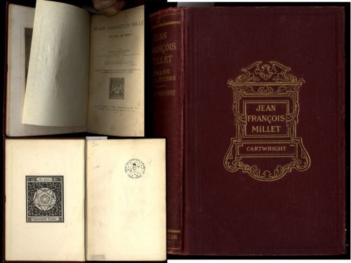 JEAN FRANCOIS MILLET: HIS LIFE AND LETTERS. WITH NINE PHOTOGRAVURES BY THE SWAN ELECTRIC ENGRAVING CO., AND MESSRS. BRAUN CLEMENT & CIE., OF PARIS [FROM PERSONAL LIBRARY OF TASHA TUDOR]