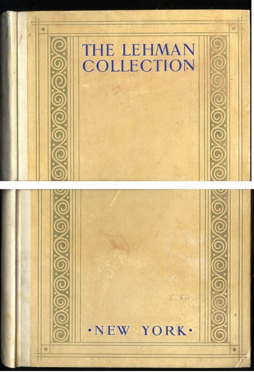 THE PHILIP LEHMAN COLLECTION, NEW YORK. PAINTINGS. [Lbc]