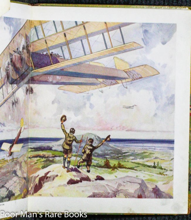 AVIATION BOOK: MCLOUGHLIN BROS CHROMOLITHOGRAPHS 1918 [Lbc]
