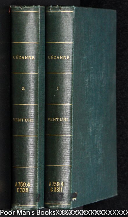 CEZANNE, SON ART - SON OEUVRE [CT 2 VOLS]