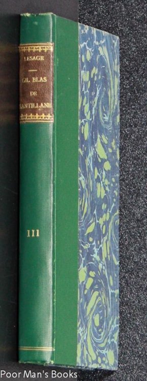 HISTOIRE DE GIL BLAS DE SANTILLANE [CT IN 6 VOLS]
