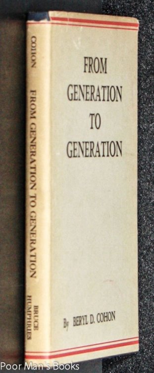 FROM GENERATION TO GENERATION