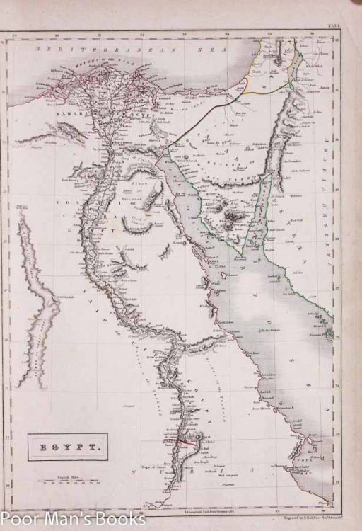 EGYPT, NILE RIVER VALLEY, SINAI PENINSULA, AND RED SEA [12 X 17.5] [LBC]