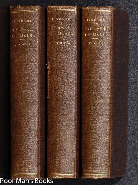 CONTES DU CHEYKH EL-MOHDY, TRADUITS DE L'ARABE D'APRES LE MANUSCRIT ORIGINAL PAR J.-J. MARCEL [PLATES]