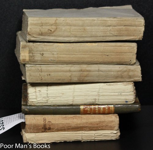 LOT OF 7 OLD ITALIAN 18TH AND 19TH CENTURY LAW BOOKS