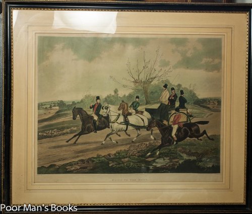HAND COLORED STONE LITHOGRAPH. 
