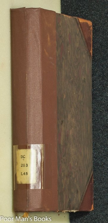 LETTRES INDITES DE NAPOLON 1ER (AN VIII - 1815) Vol I