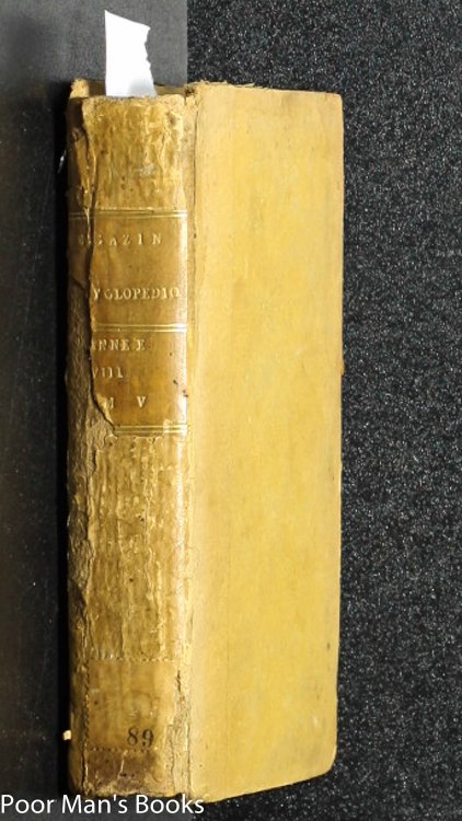 MAGASIN ENCYCLOPDIQUE OU JOURNAL DES SCIENCES, DES LETTRES ET DES ARTS, RDIG PAR A.L.MILLIN, CHEZ FUCHS, TOME CINQUIEME