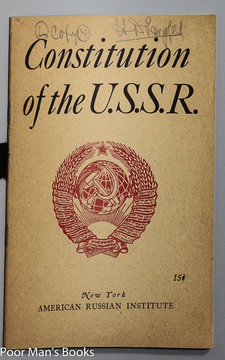 CONSTITUTION OF THE U.S.S.R.