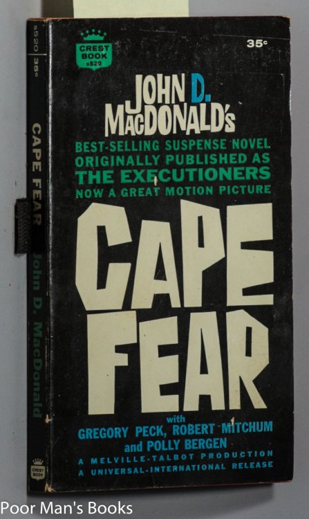 CAPE FEAR [1962 AUTHOR SIGNED ]