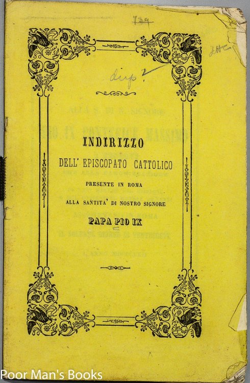 CATTOLICO PRESENTE IN ROMA ALL SANTITA DI NOSTRO SIGNORE