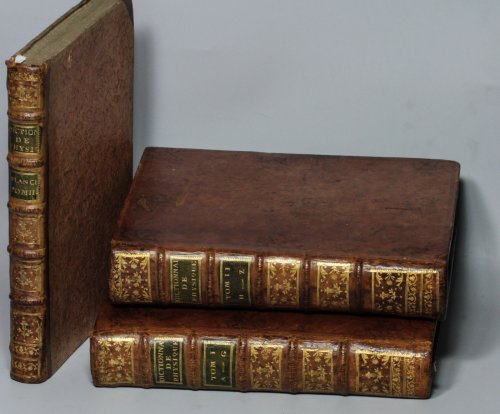 DICTIONNAIRE RAISONNE DE PHYSIQUE [WITH OBSERVATIONS SUR LES NOUVELLES DCOUVERTES AEROSTATIQUES ET SUR LA PROBABILITE DE POUVOIR DIRIGER DES BALLONS]. [COMPLETE 3 VOLS] BALLOONING