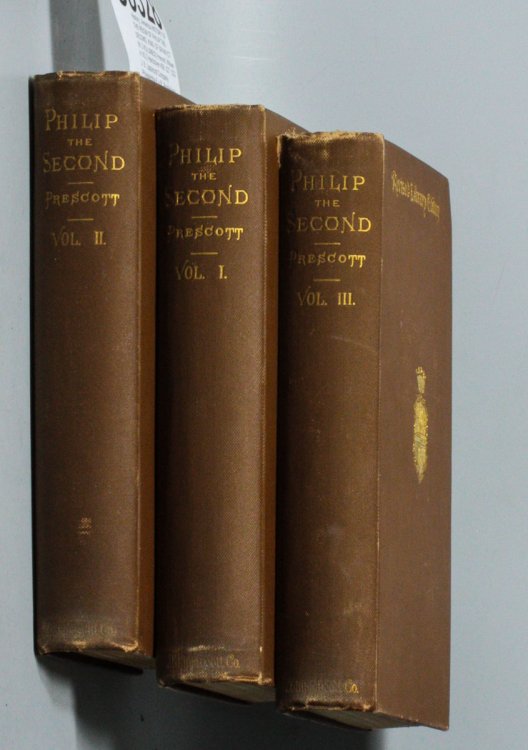 HISTORY OF THE REIGN OF PHILIP THE SECOND, KING OF SPAIN [CT IN 3 VOLUMES]