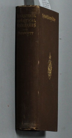 BIOGRAPHICAL AND CRITICAL MISCELLANIES NEW EDITION