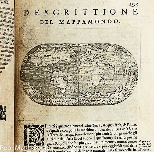 L'isole Piu Famose Del Mondo .1st Map Of North America As An Entity