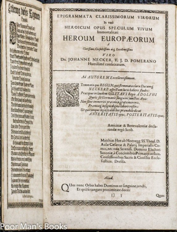 LEBENDIGER REGENTEN SPIEGEL EX GENEALOGIIS REGUM ET PRINCIPUM
