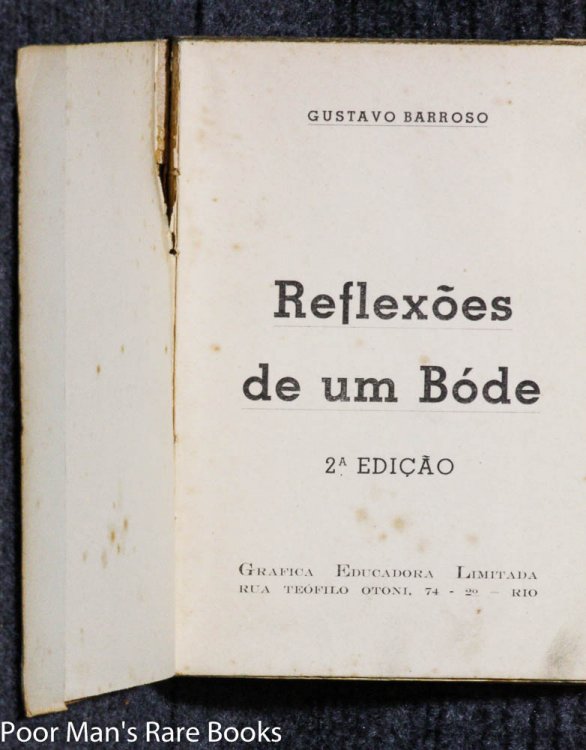 REFLEXOES DE UM BODE