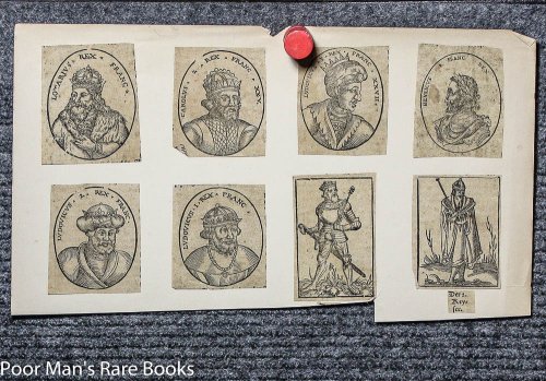 28 WOODCUTS CLIPPED FROM MUNSTER CHRONICLE 1549. POST INCUNABLE EMBLEM BOOK COMSOGRAPHIA