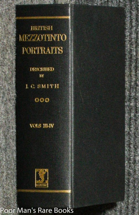 BRITISH MEZZOTINTO PORTRAITS. 4 VOLS IN TWO