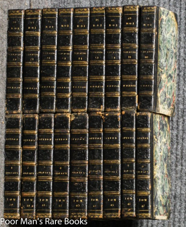 HISTOIRE NATURELLE OISEAUX PAR LE CEN LACEPEDE [17 VOLUMES]