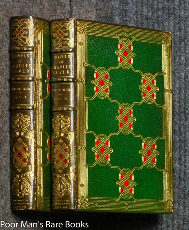 THE NOVELS OF CHARLES LEVER AUTHORS AUTOGRAPH EDITION [PROOF FROM LIMITED EDTION OF 10, 2 VOLS ONLY]