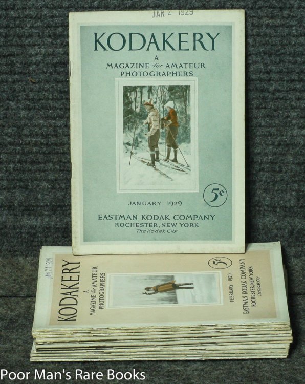 KODAKERY: A MAGAZINE FOR AMATEUR PICTURE MAKERS 12 ISSUES COMPLETE FOR 1929