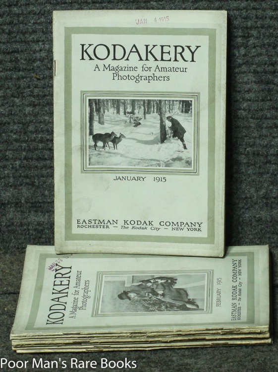 KODAKERY: A MAGAZINE FOR AMATEUR PICTURE MAKERS 8 ISSUES FOR 1915