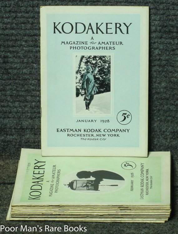 KODAKERY: A MAGAZINE FOR AMATEUR PICTURE MAKERS 12 ISSUES COMPLETE FOR 1928