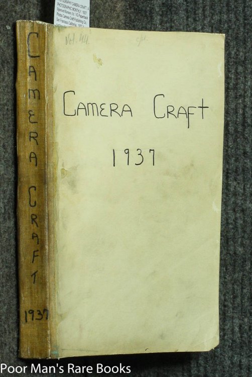 CAMERA CRAFT. A PHOTOGRAPHIC MONTHLY. 1937