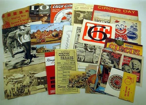 Original Vintage & Antique Circus Ephemera & Magazines Lbc