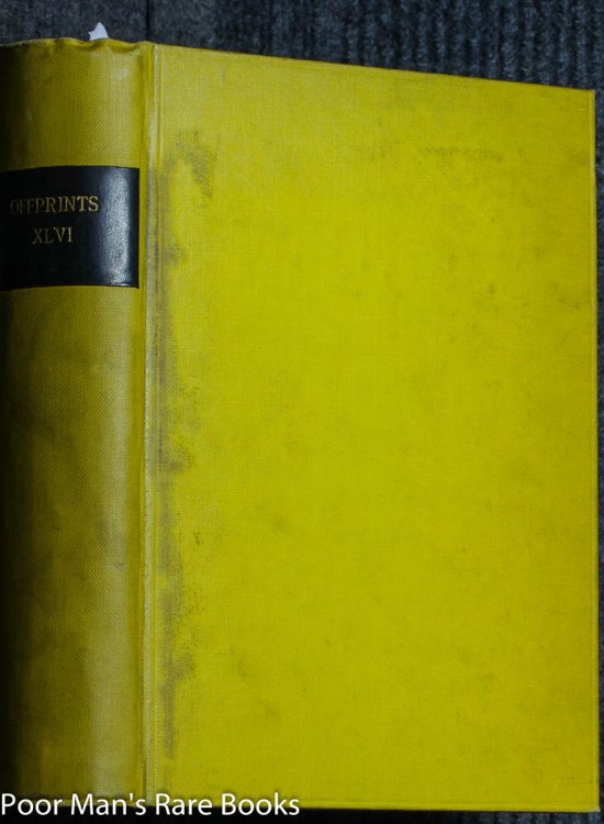 52 Egyptian Offprints In Bound Volume C1930's Some Plates, Overlays, And Photos.