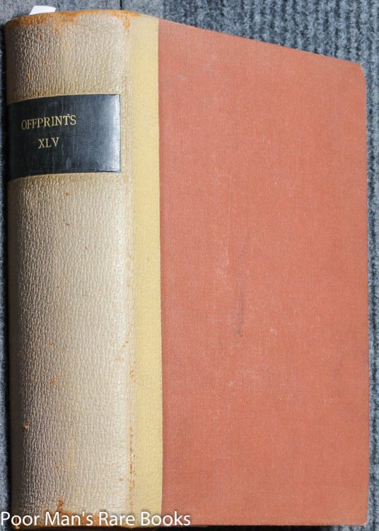 29 Egyptian Offprints In Bound Volume Early 20th Century