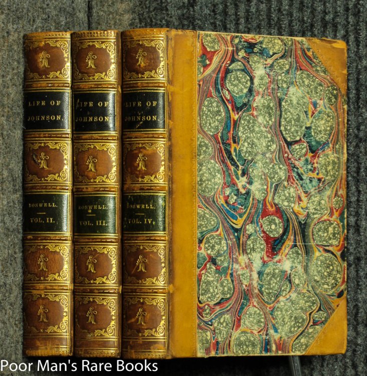 The Life Of Samuel Johnson [vols 2, 3 And 4] Fine Binding