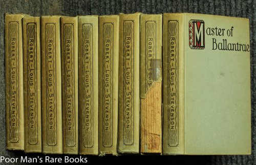 9 Volumes Of Robert Louis Stevenson
