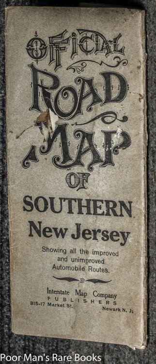 Official Road Map Of Southern New Jersey : Showing All The Improved And Unimproved Automobile Routes