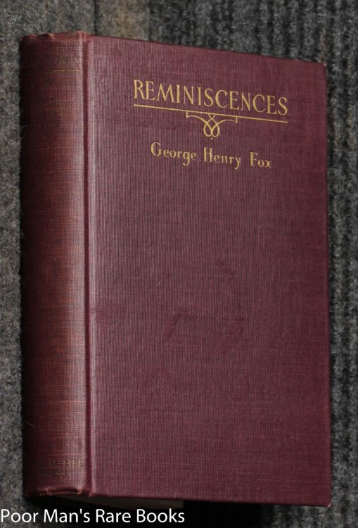 Reminiscences [dedicated And Signed]]